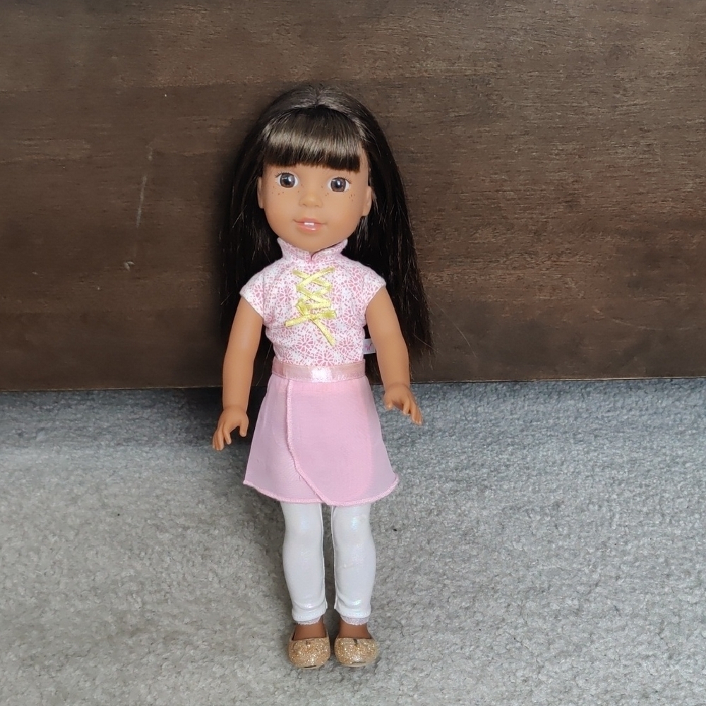 American Girl FGD37 WellieWishers Ashlyn Doll Brown Hair & Eyes, Freckles Y2K Ed